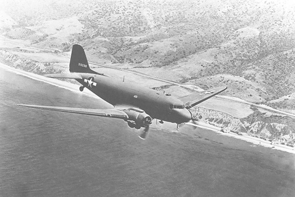 Crashlocatie Douglas C-47-DL (DC-3) 41-38742