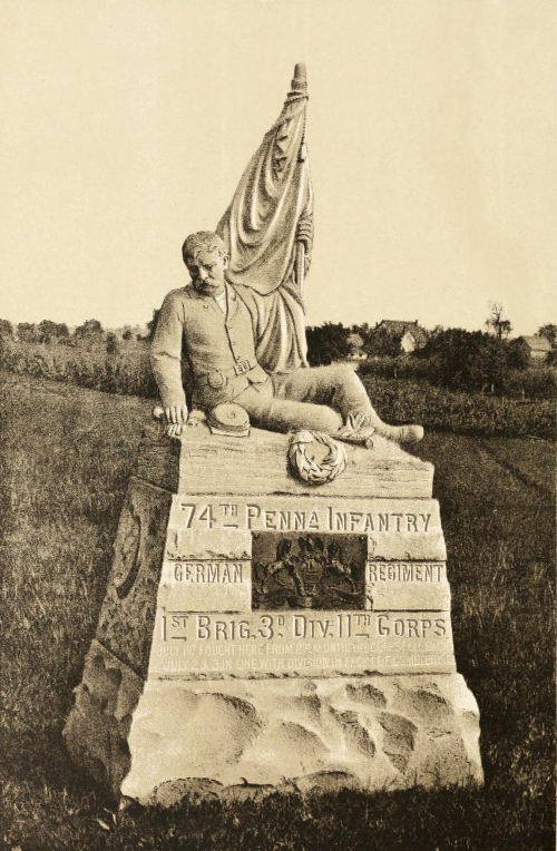 Monument 74th Pennsylvania Infantry #1