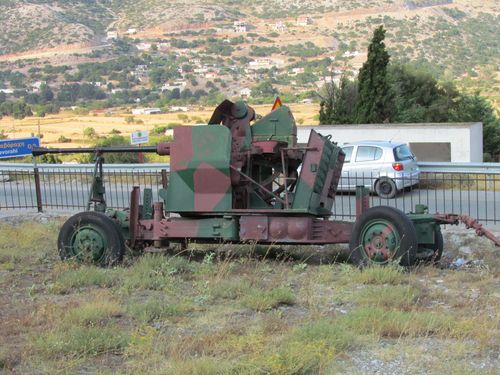 British Bofor 40mm AA-gun Askyfou