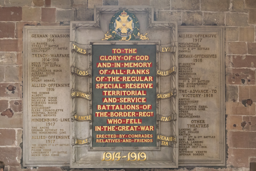 Gedenktekens Carlisle Cathedral #3
