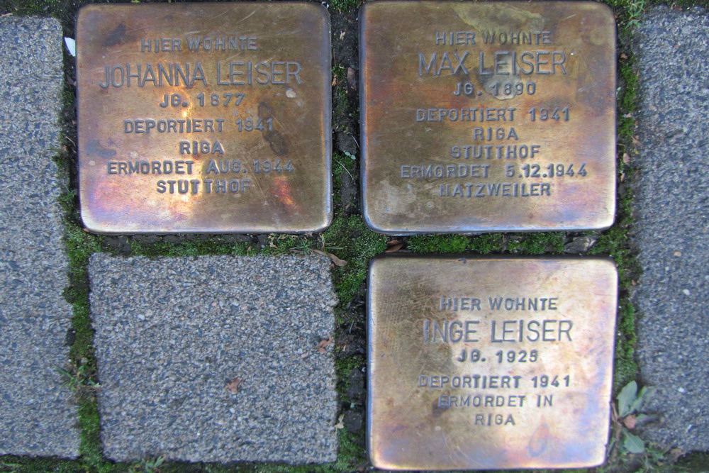 Stumbling Stones Spichernstraße 30 #1