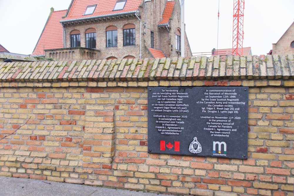 Memorial Stone Liberation Westende  September 12th 1944 #2