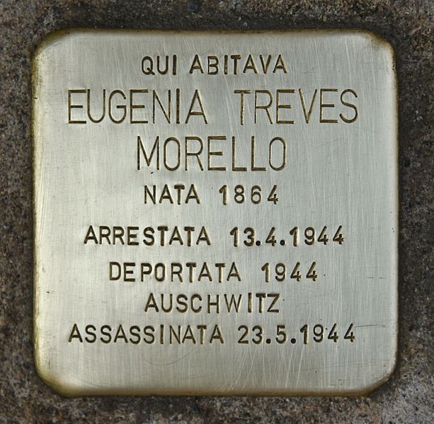 Stolpersteine Via Balbo 10 #2