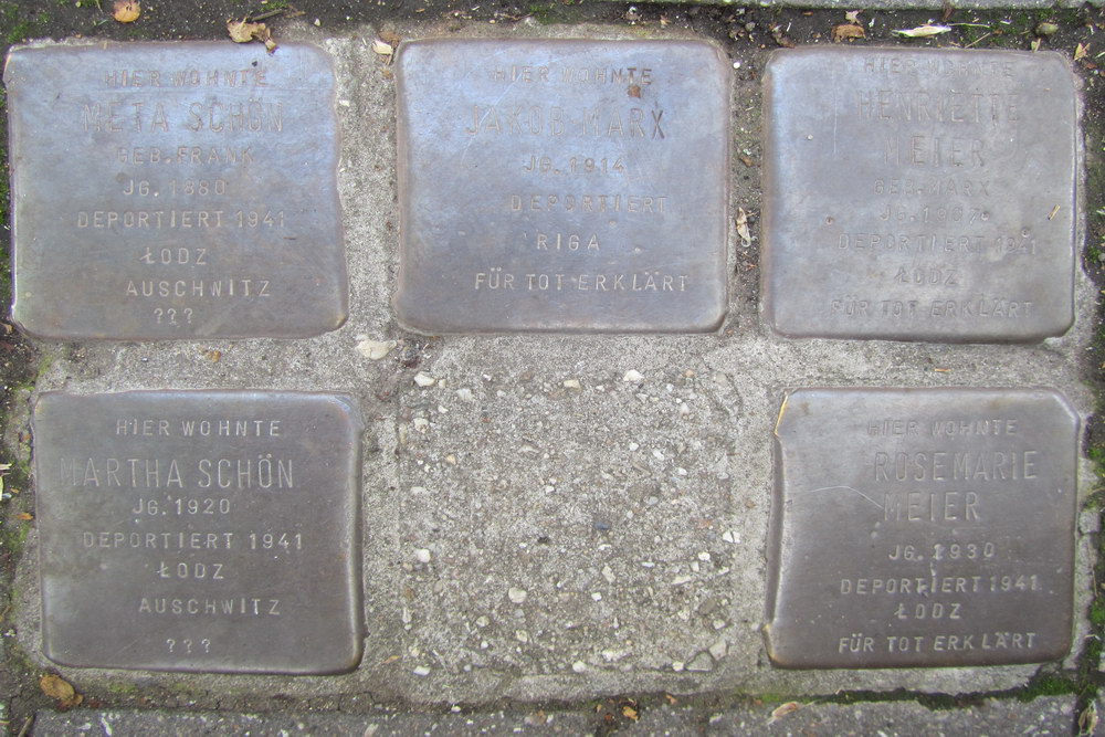 Stolpersteine Heisterbachstrae 8 #1