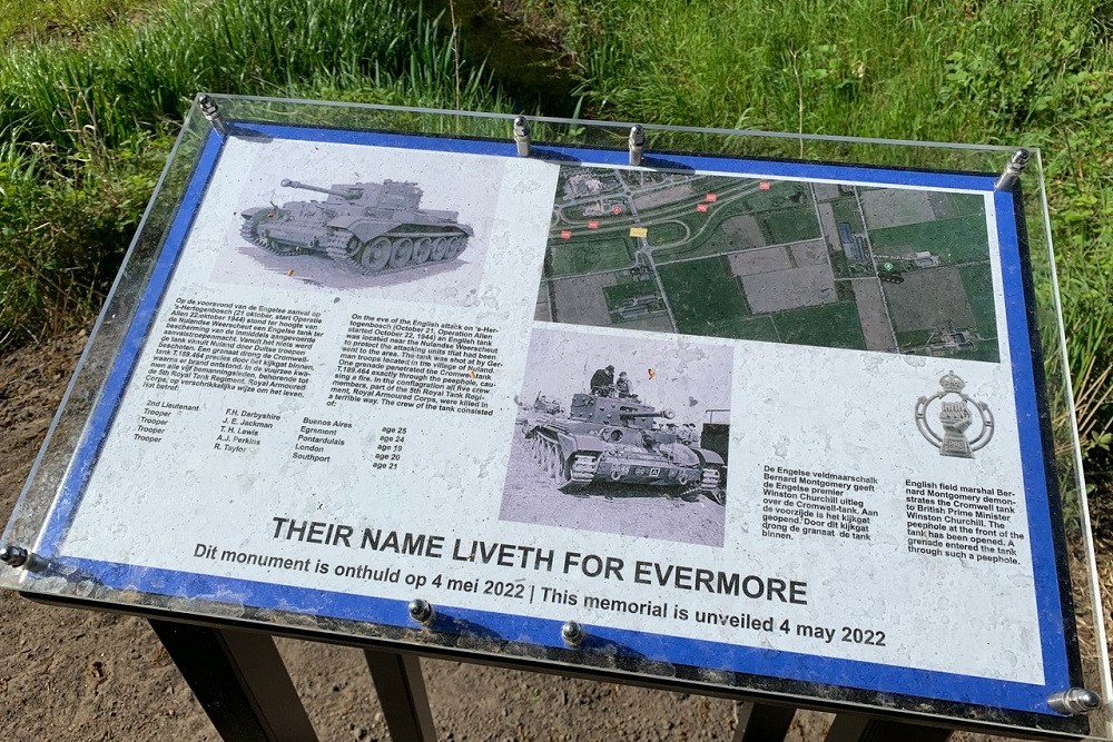Monument Bemanning Cromwell Tank Vinkel #3