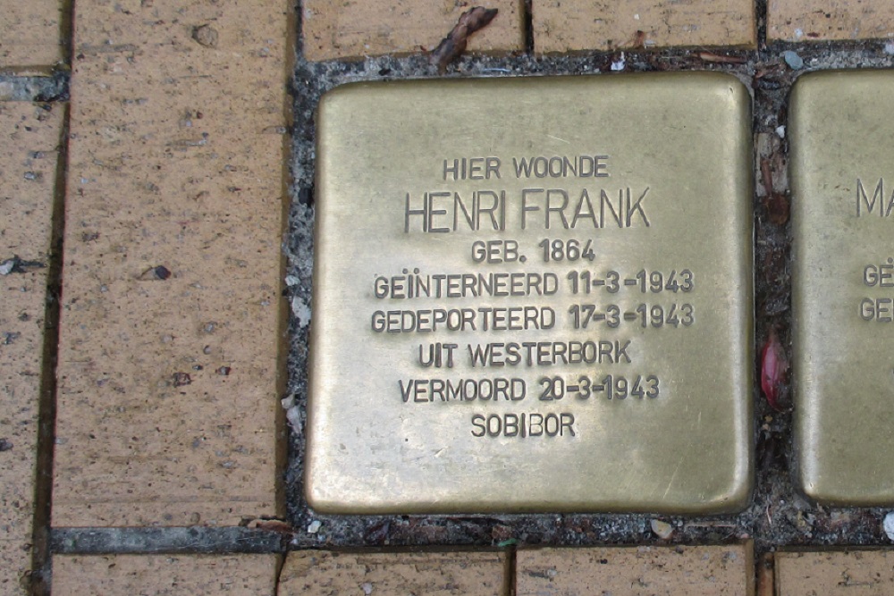 Stolpersteine Oude Kijk In Het Jatstraat 8 #3