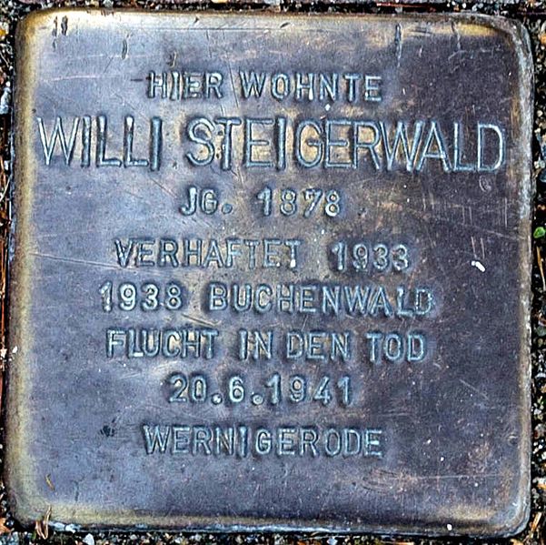 Stolperstein Georgiistrae 31