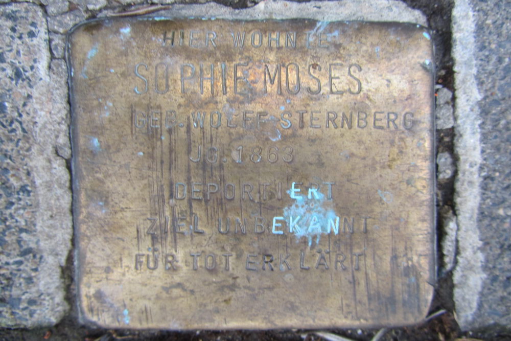 Stolperstein Steinkopfstrae 7 #1