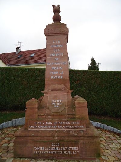 Oorlogsmonument Montbouton #1