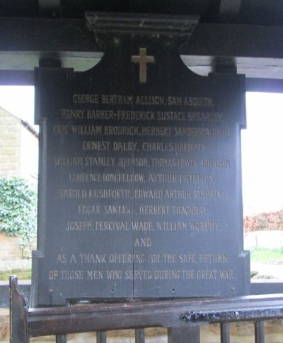 War Memorial St. Mary Magdalene Church