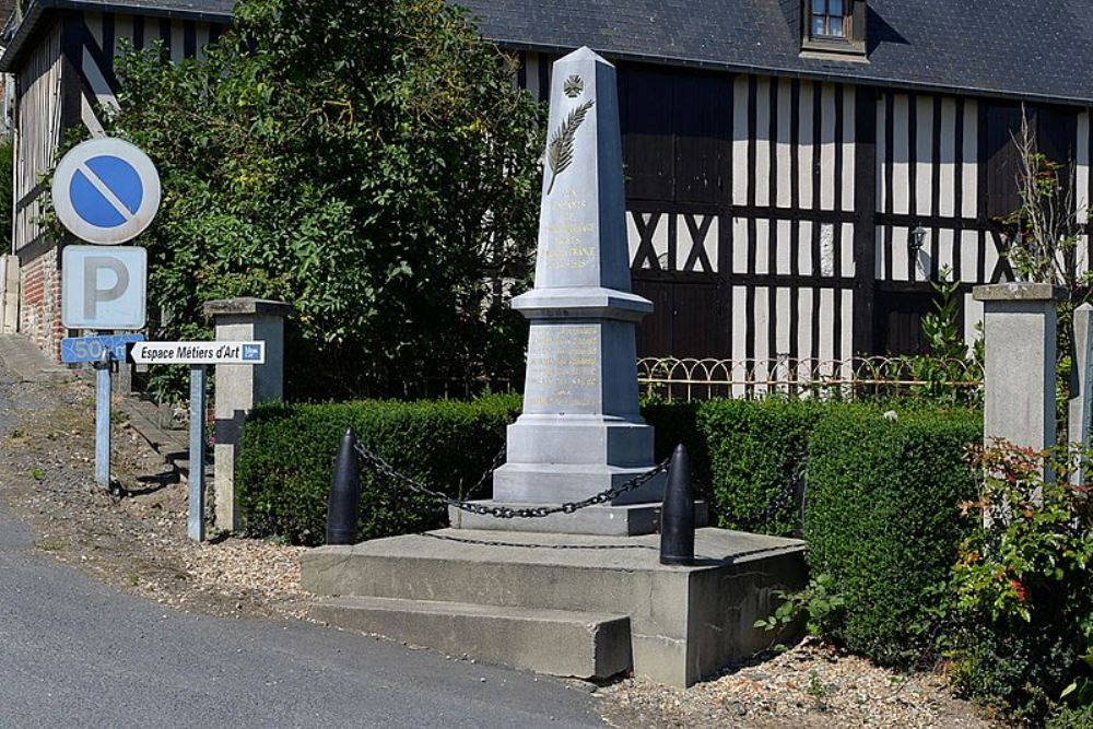 Monument Eerste Wereldoorlog Pierrefitte-en-Auge #1