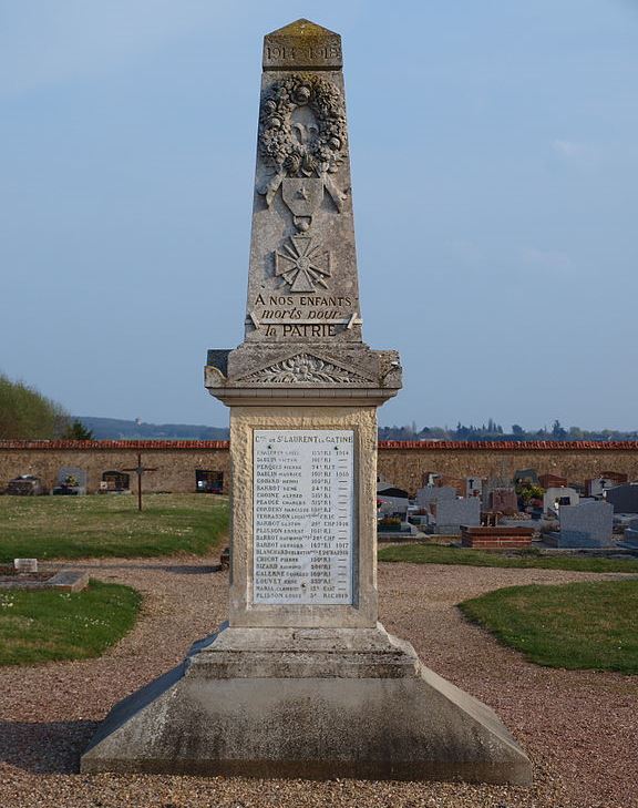 Monument Eerste Wereldoorlog Saint-Laurent-la-Gtine #1