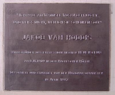 Gedenkteken Jakob van Hoddis