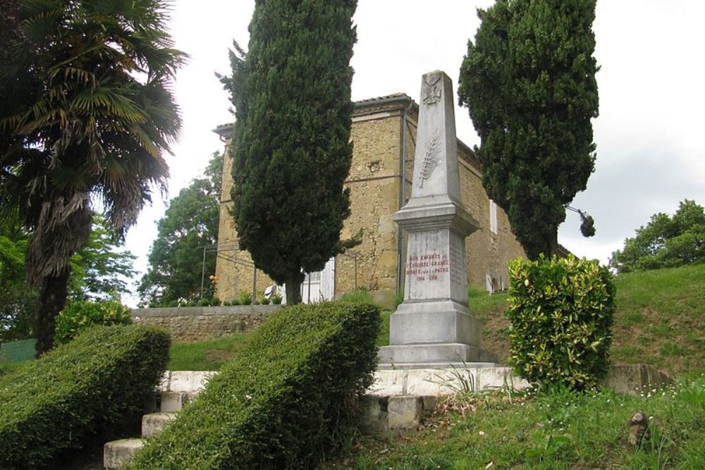 Monument Eerste Wereldoorlog Peyrusse-Grande #1