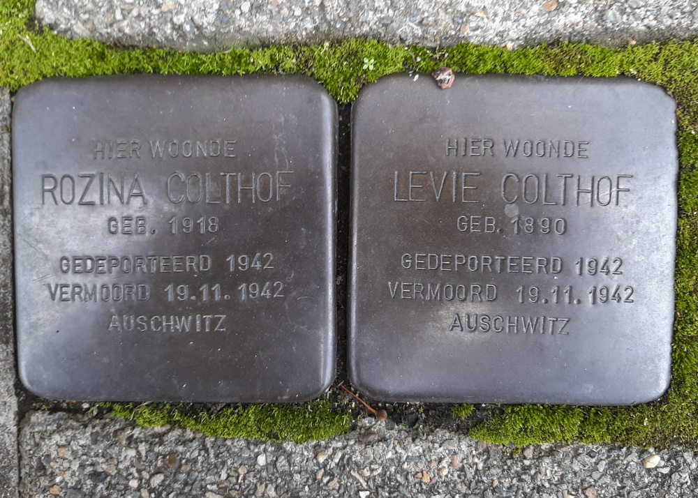 Stolpersteine Slachthuisstraat 22 (nu Engelenkampstraat 9) #1