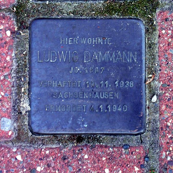 Stumbling Stones Dammstraße 26 #2