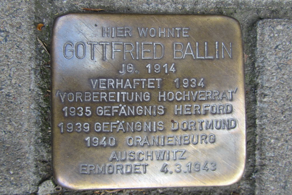 Stolperstein Steinfelder Gasse 8 #2