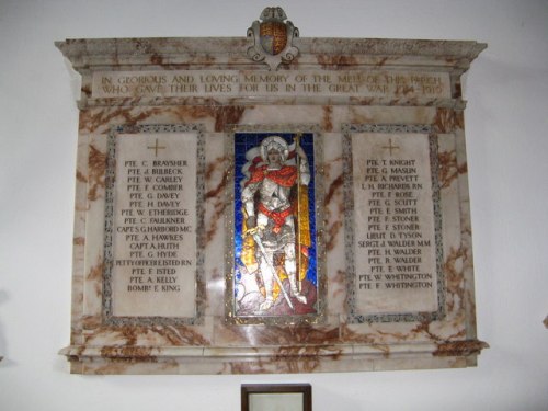 War Memorial St. Mary Magdalene Church