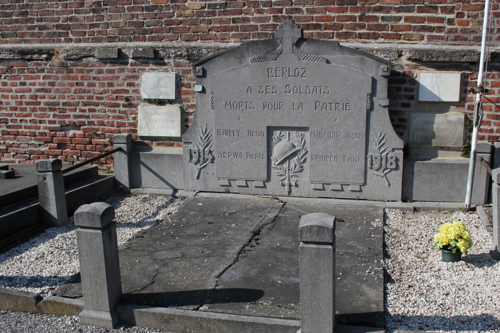 Oorlogsmonument Begraafplaats Berloz