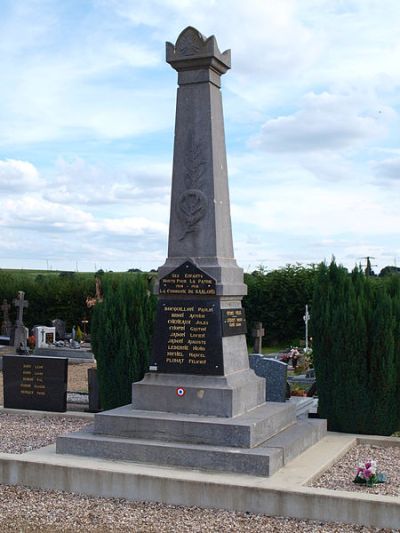 Monument Eerste Wereldoorlog Baâlons #1