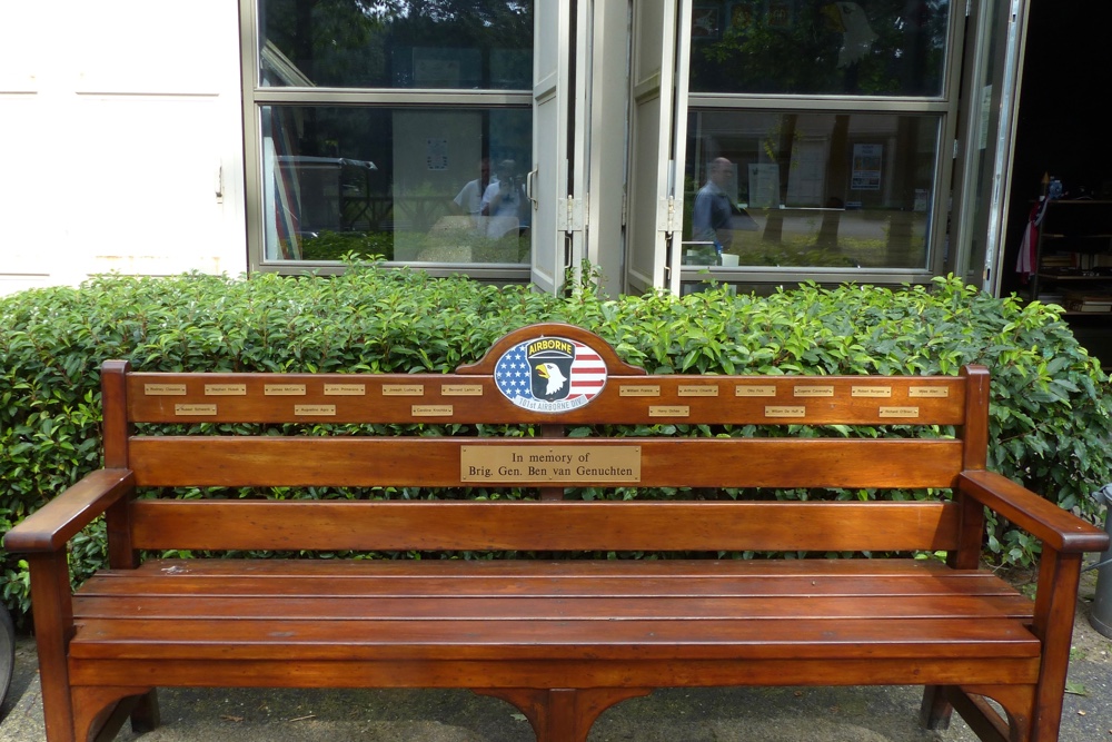 Bench in commemoration of 101st Airborne Division Best #1