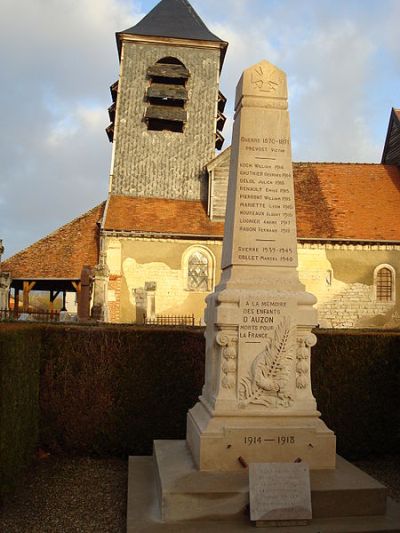 War Memorial Auzon-les-Marais