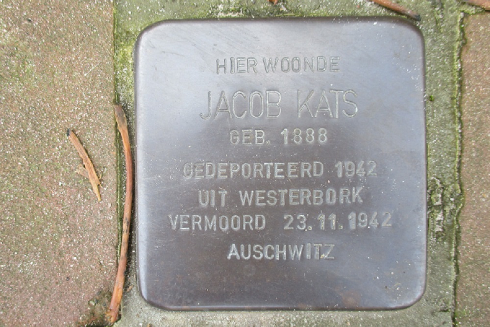 Stolperstein Koorstraat 24 (nu Julianastraat 24)