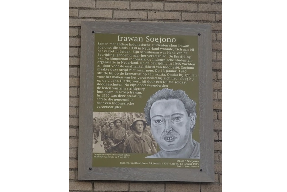 Memorial Plates De Aker Irawan Soejonostraat