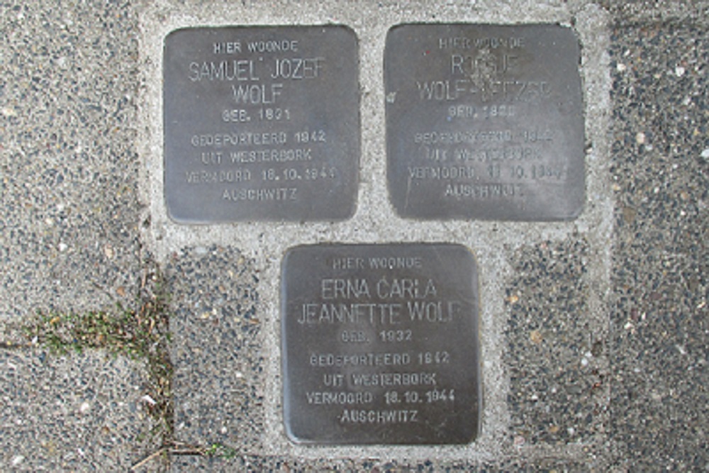 Stolpersteine Prins Hendrikstraat 1a #2