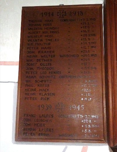 War Memorial Gondenbrett Church #3