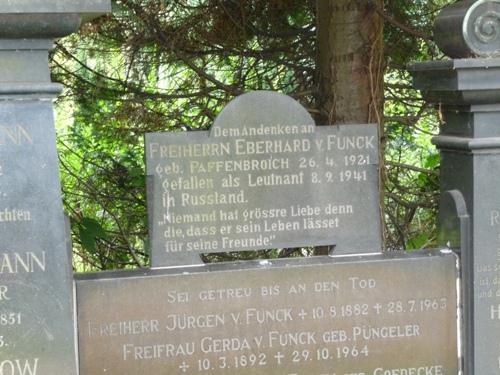 Herdenkingsteksten Duitse Gesneuvelden Westfriedhof I #1
