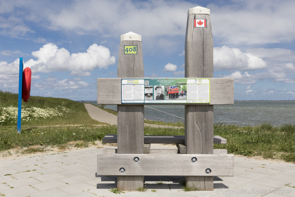 Liberation Route Marker 408