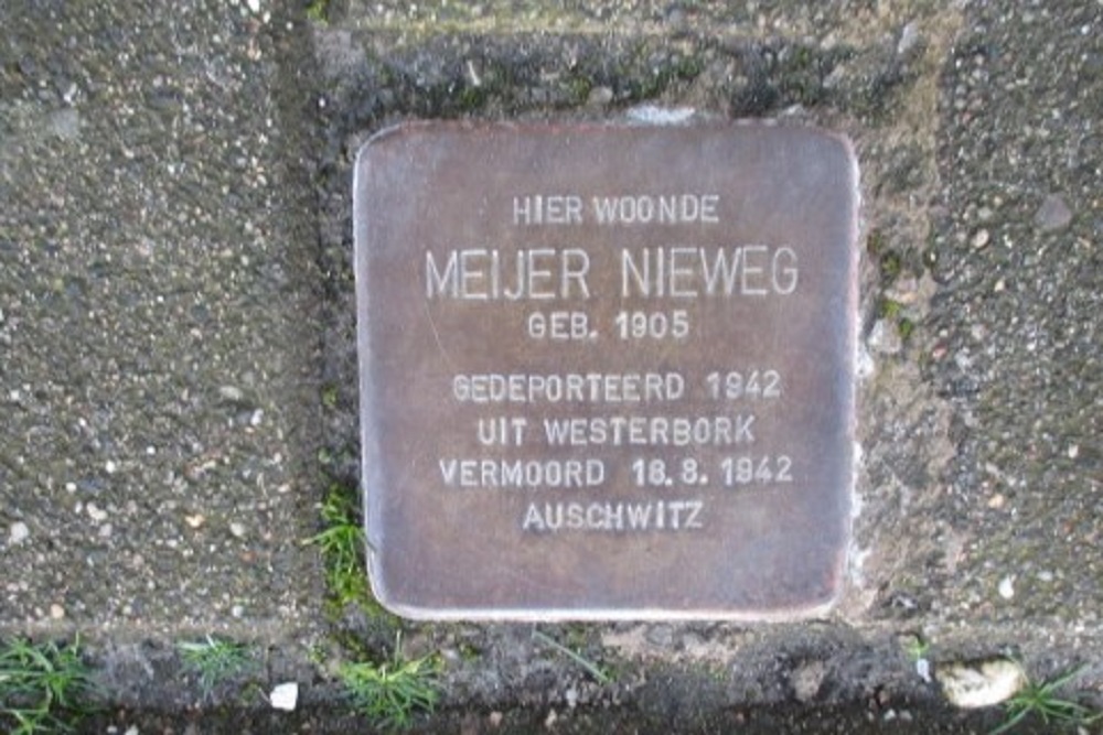 Stumbling Stone Jukwerderweg 6 (now Jukwerderweg 20) #1
