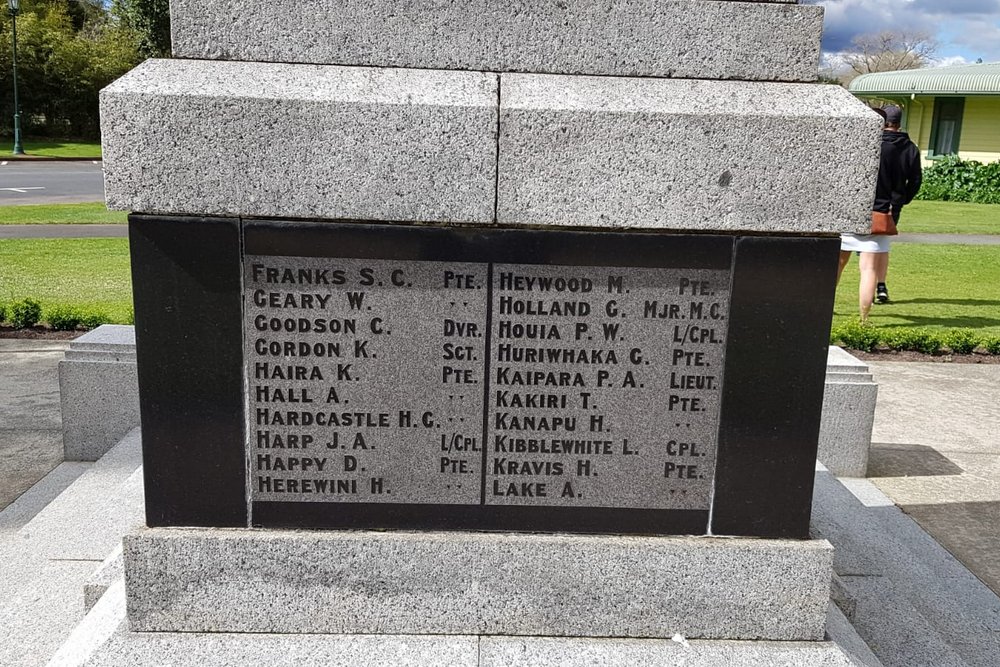World War I Memorial Rotorua #4