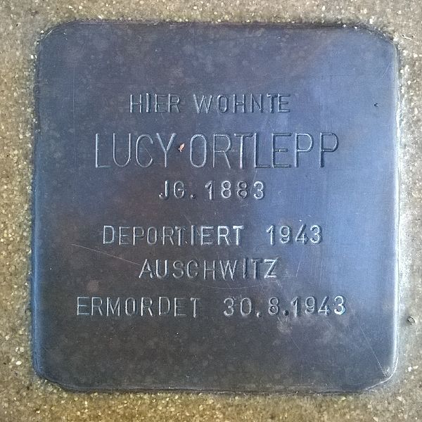 Stolperstein Ratstannenweg 21 #1