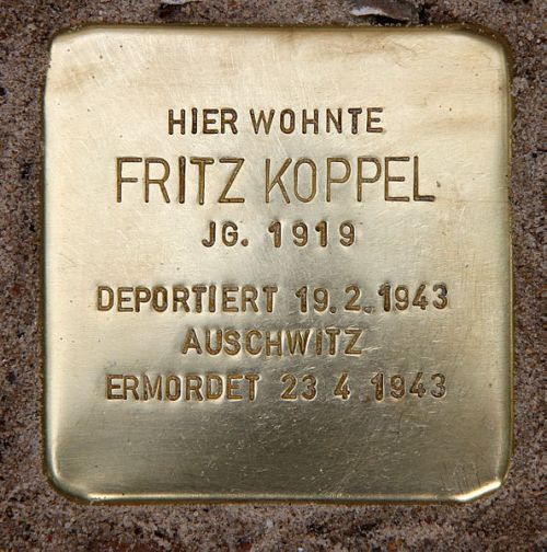 Stolpersteine Handjerystrae 81 #1