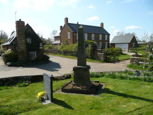 War Memorial Aston le Walls #1