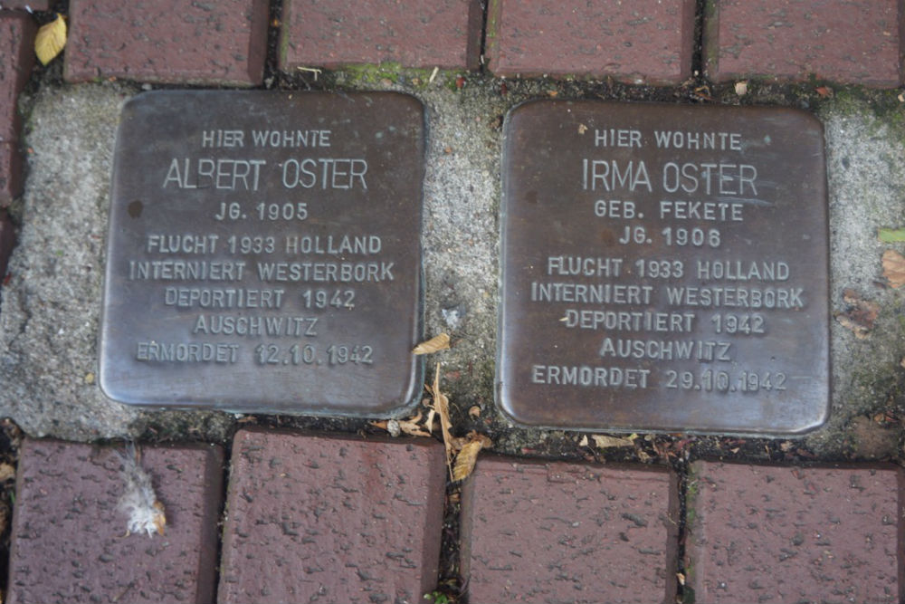 Stolpersteine Mosterstrae 17 #1