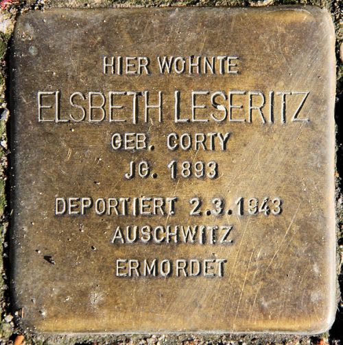 Stumbling Stones Westfälische Straße 31
