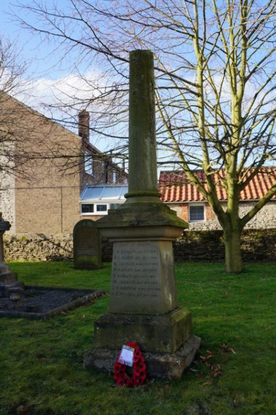 War Memorial Snitterby