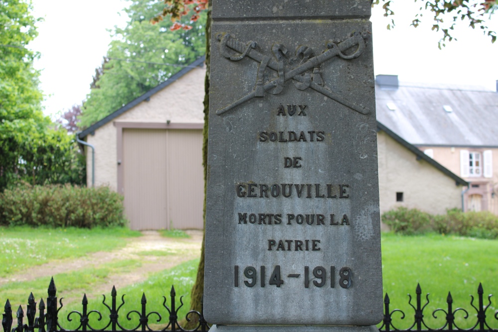 Oorlogsmonument Gérouville	 #3