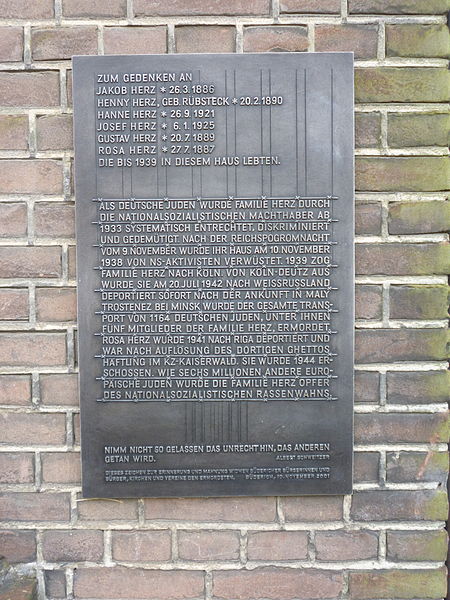 Memorial Residents Brauerstrae 26