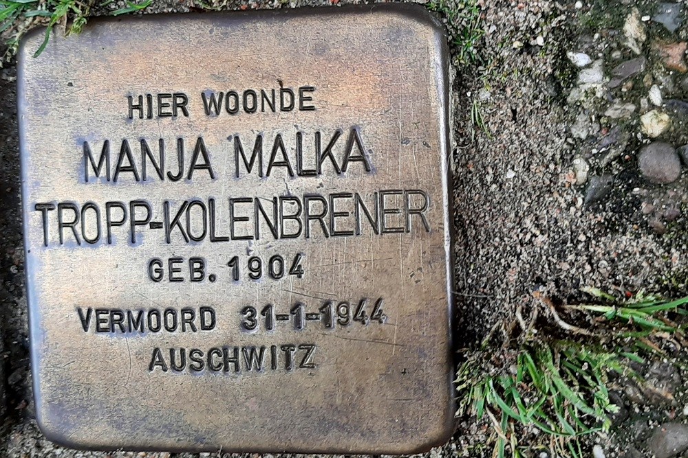 Stolpersteine Manegestraat 36 (voorheen 10) #3