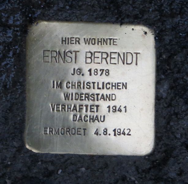 Stolperstein Staufenbergstrae 8 #1