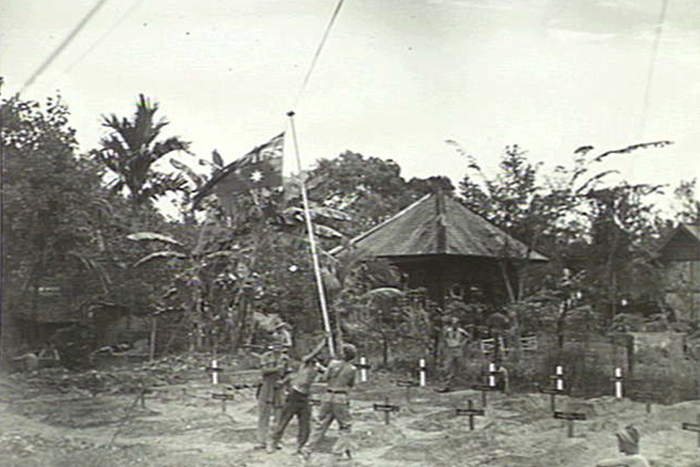 Locatie Voormalige Begraafplaats 2/23 Infantry Battalion