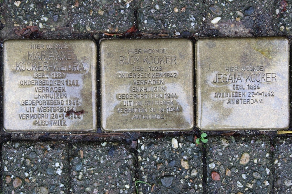 Stolpersteine Nieuwe Prinsengracht 122