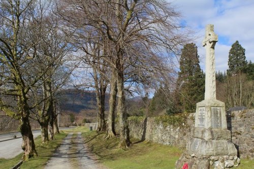 War Memorial Kilmun, Strone, Blairmore and Benmore
