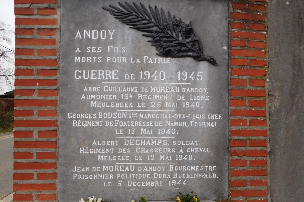 Gedenktekens Oorlogsslachtoffers Andoy #2