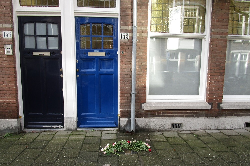 Stumbling Stone Van Slingelandtstraat 153 #3