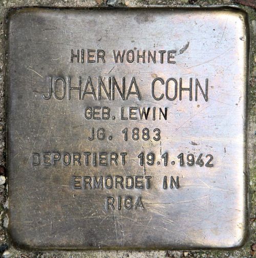 Stolpersteine Althoffstraße 4